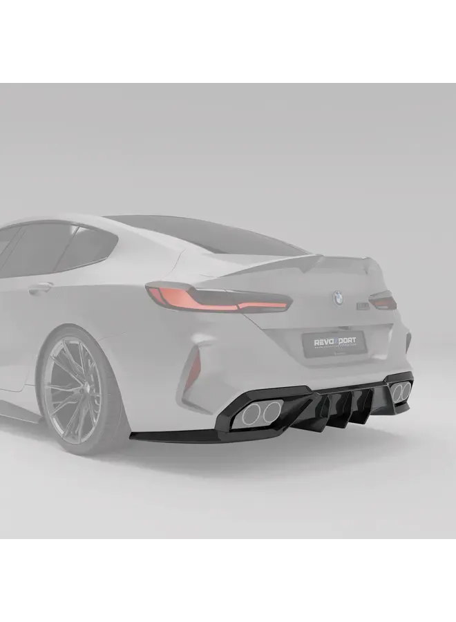 Diffusore in carbonio Revozport per BMW F93 M8