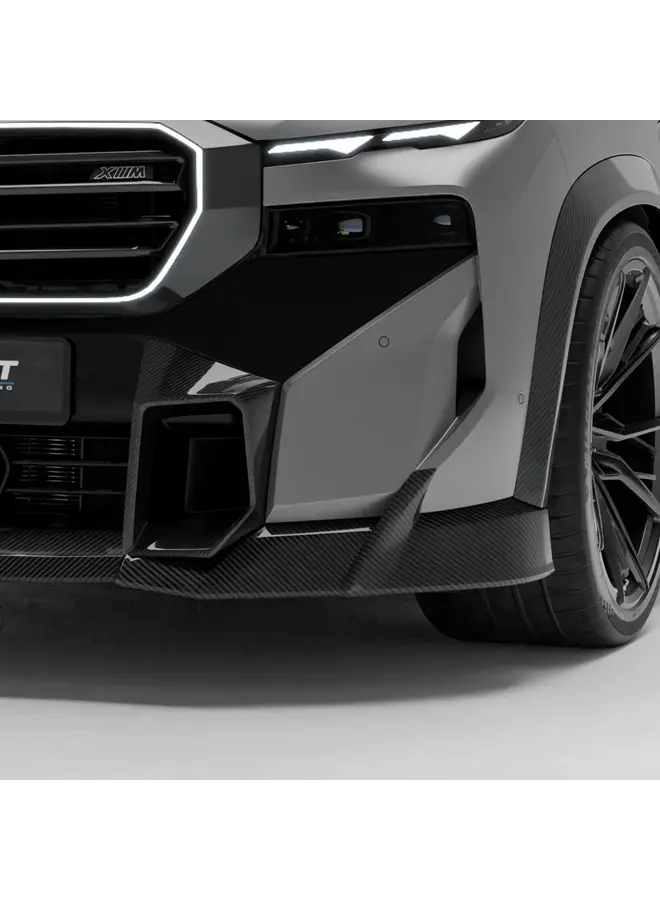 Componenti di ventilazione per paraurti anteriore in carbonio BMW G09 XM Revozport