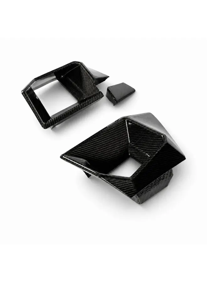 Pièces de ventilation du pare-chocs avant en carbone pour BMW G09 XM Revozport