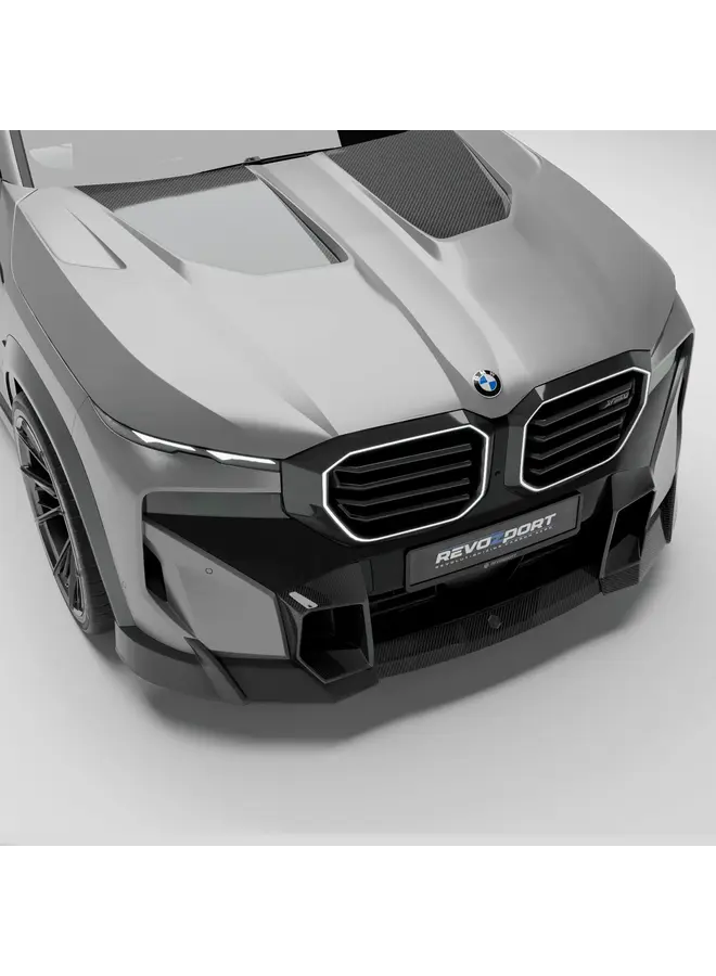 Capô de fibra de carbono BMW G09 XM Revozport