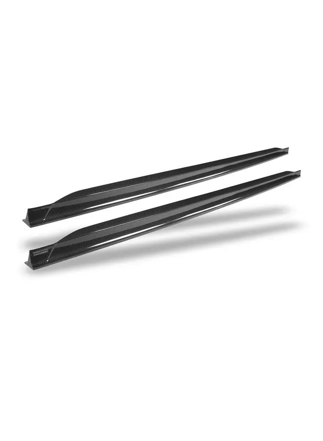 Minigonne laterali in carbonio per Audi RS4 B9.5 Avant Revozport.