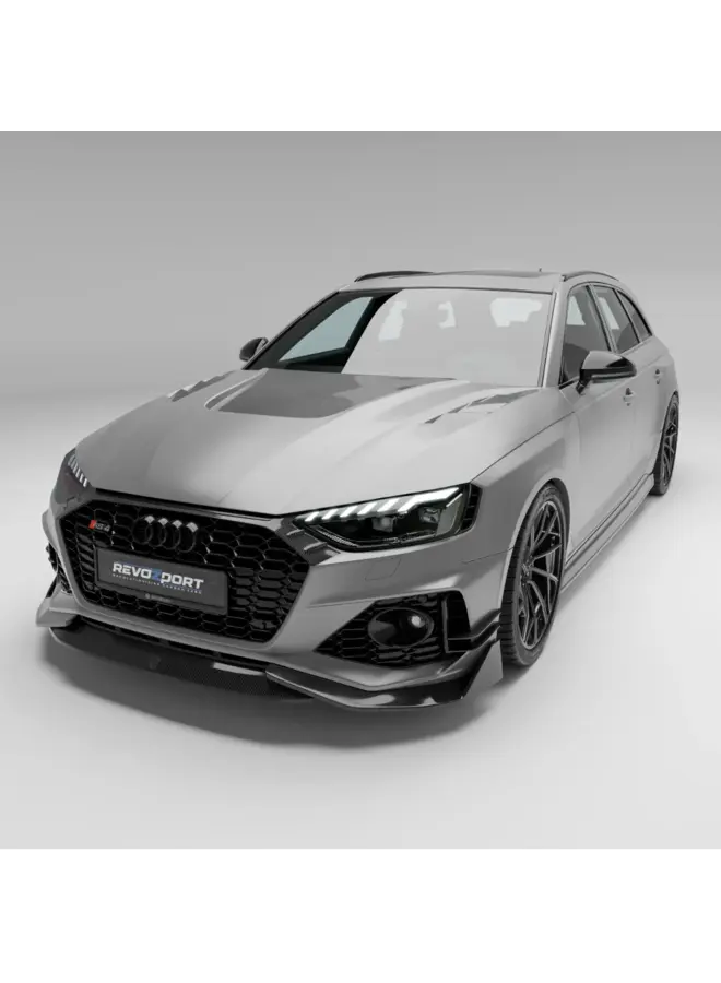 Audi RS4 B9.5 Avant Revozport Carbon voorlip