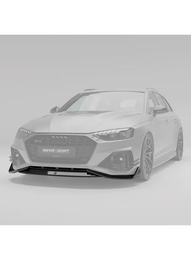 Spoiler dianteiro em fibra de carbono Revozport para Audi RS4 B9.5 Avant