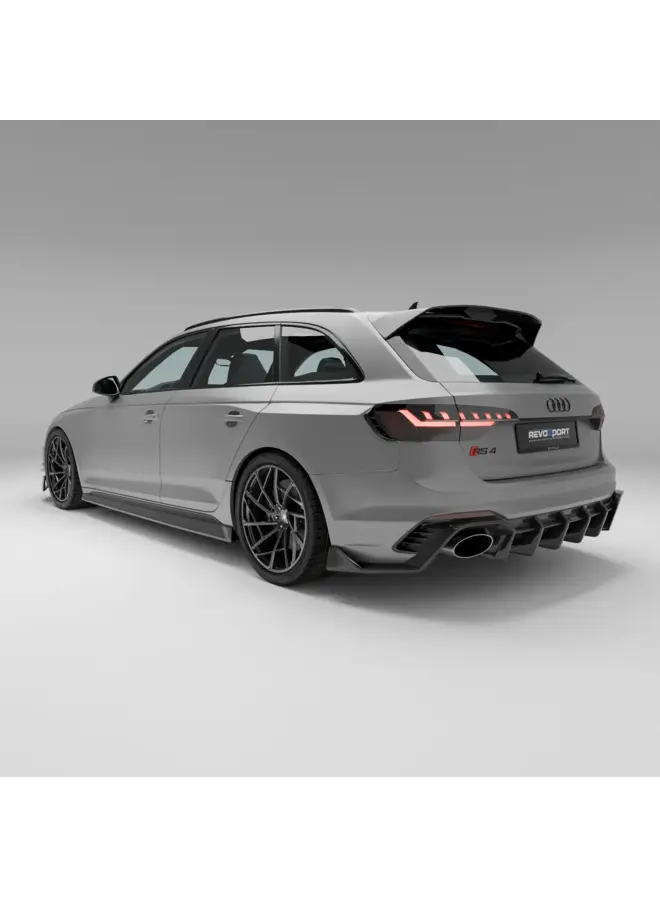 Audi RS4 B9.5 Avant Revozport Difusor de carbono