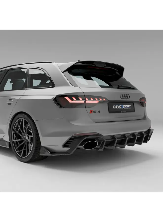 Difusor Audi RS4 B9.5 Avant Revozport Carbono