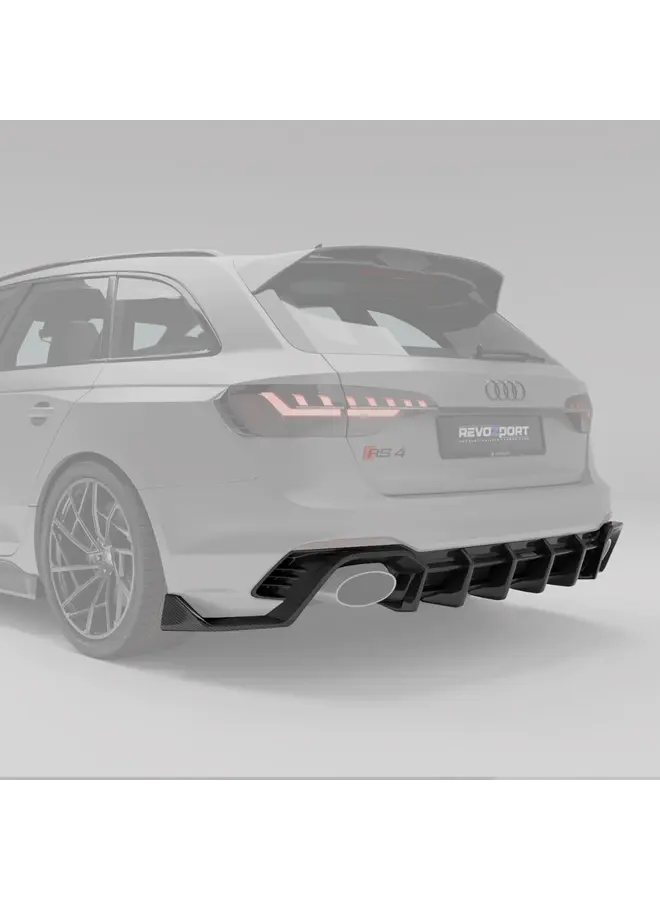 Audi RS4 B9.5 Avant Revozport Difusor de carbono