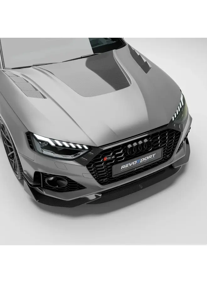 Audi RS4 B9.5 Avant Revozport Capó de carbono