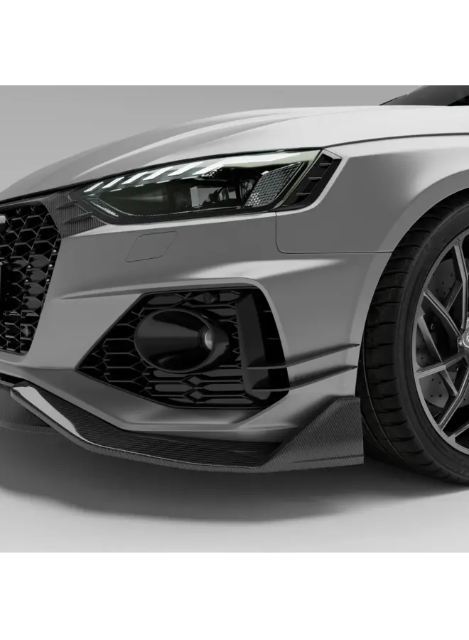 Pare-chocs avant Audi RS4 B9.5 Avant Revozport Carbon canards