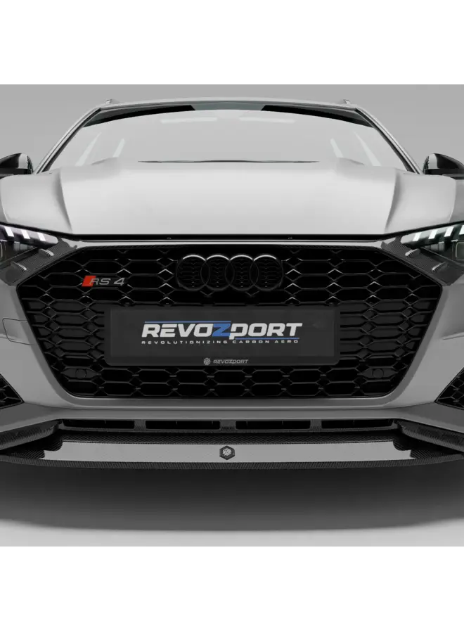 Audi RS4 B9.5 Avant Revozport Parrilla de carbono