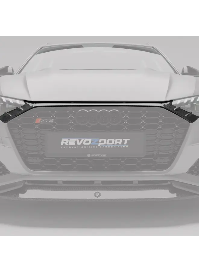 Audi RS4 B9.5 Avant Revozport Parrilla de carbono