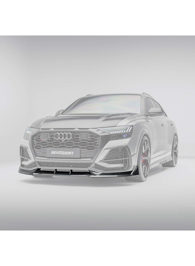 Spoiler anteriore in carbonio Revozport per Audi RSQ8