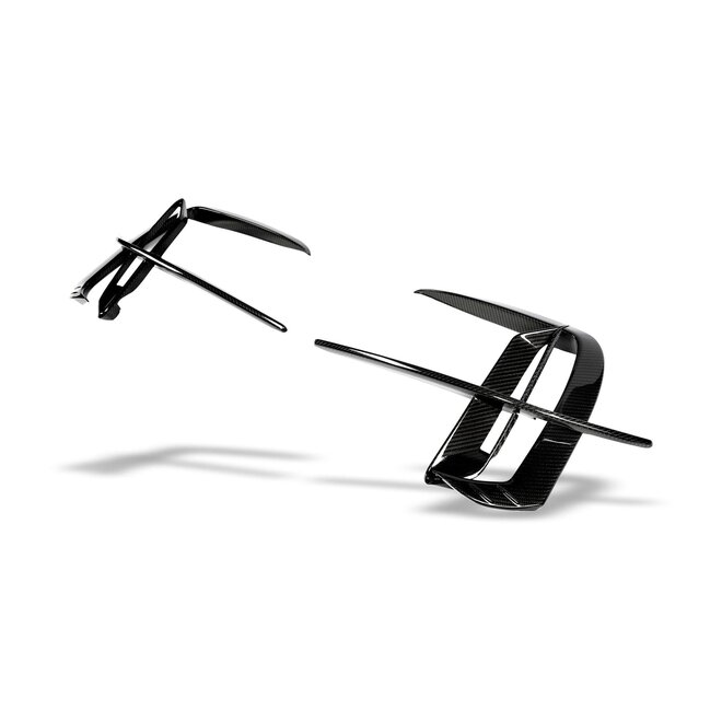 Audi RSQ8 Revozport Carbon canards front bumper