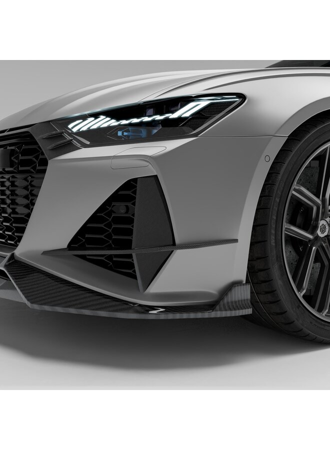 Audi RS6 / RS7 C8 Revozport Carbon Canards Frontstoßstange