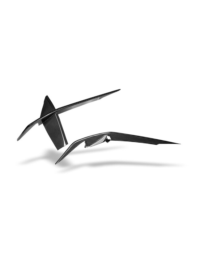 Canards de carbono Revozport para para-choque dianteiro Audi RS6 / RS7 C8