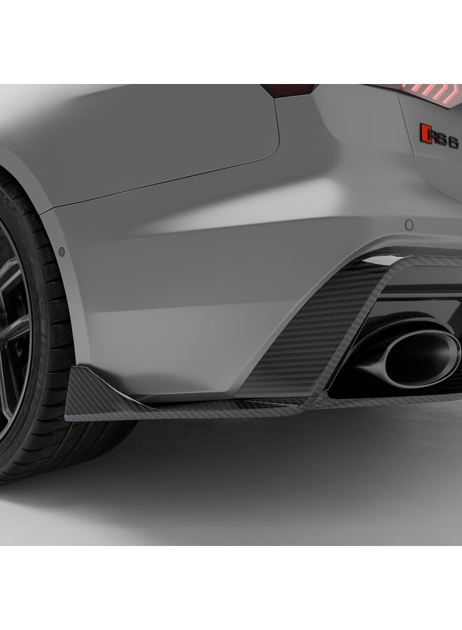 Difusor de carbono Revozport para Audi RS6 C8