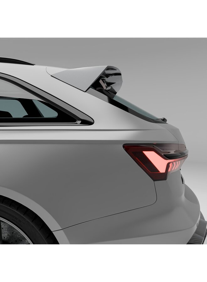 Spoiler de teto em fibra de carbono Audi RS6 C8 Revozport