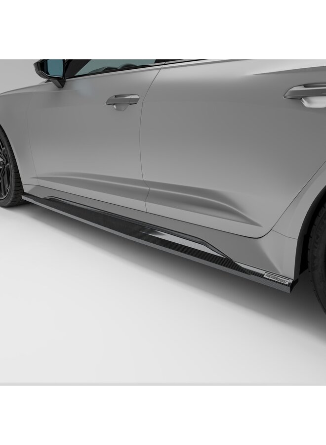 Audi RS6 C8 Revozport Carbon side skirts