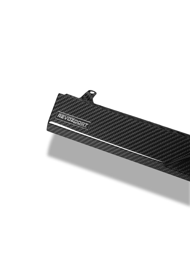 Faldones laterales de carbono Revozport para Audi RS6 C8