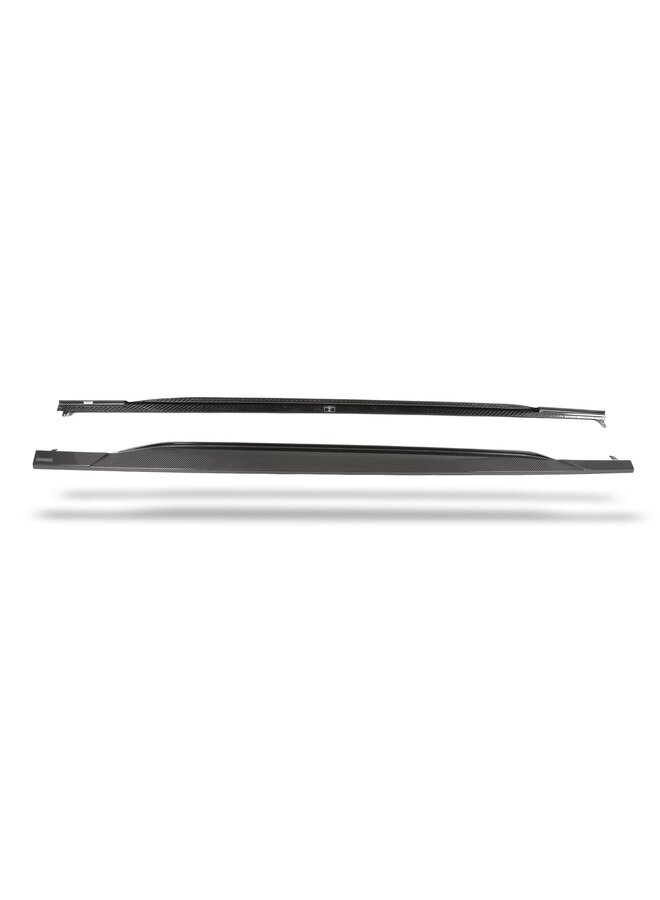 Saias laterais de carbono Revozport para Audi RS6 C8