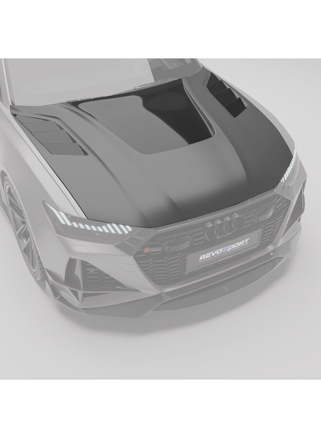 Capot en carbone Audi RS6 C8 Revozport