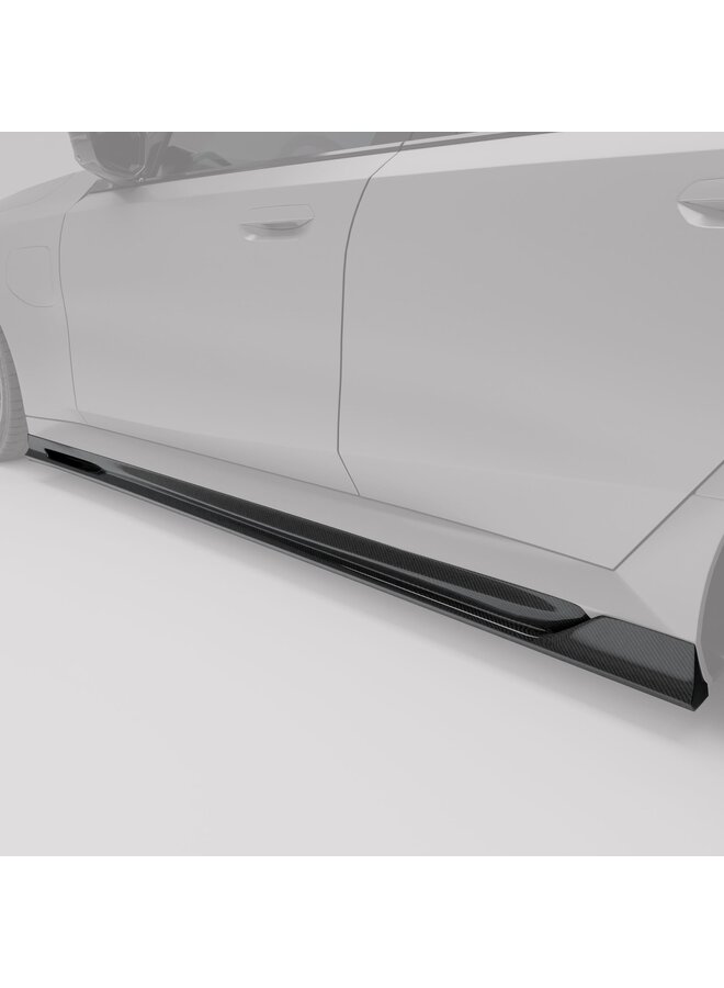 BMW M5 G90 Sedan G99 Touring Revozport Carbon side skirts
