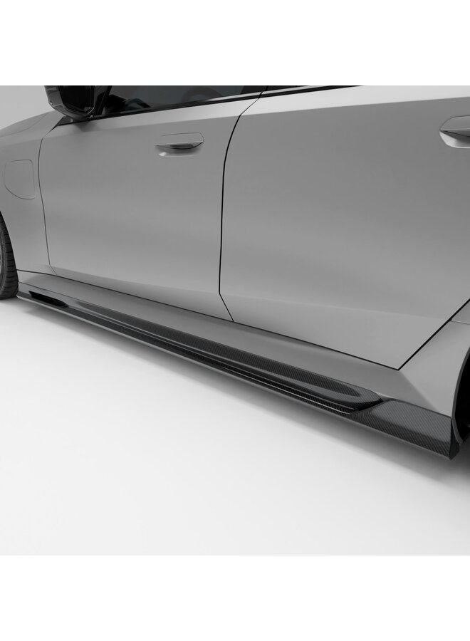 Saias laterais de carbono Revozport para BMW M5 G90 Sedan e G99 Touring