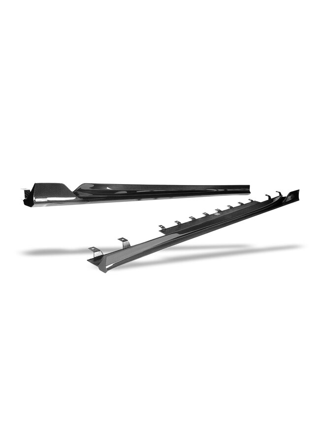 Saias laterais de carbono Revozport para BMW M5 G90 Sedan e G99 Touring