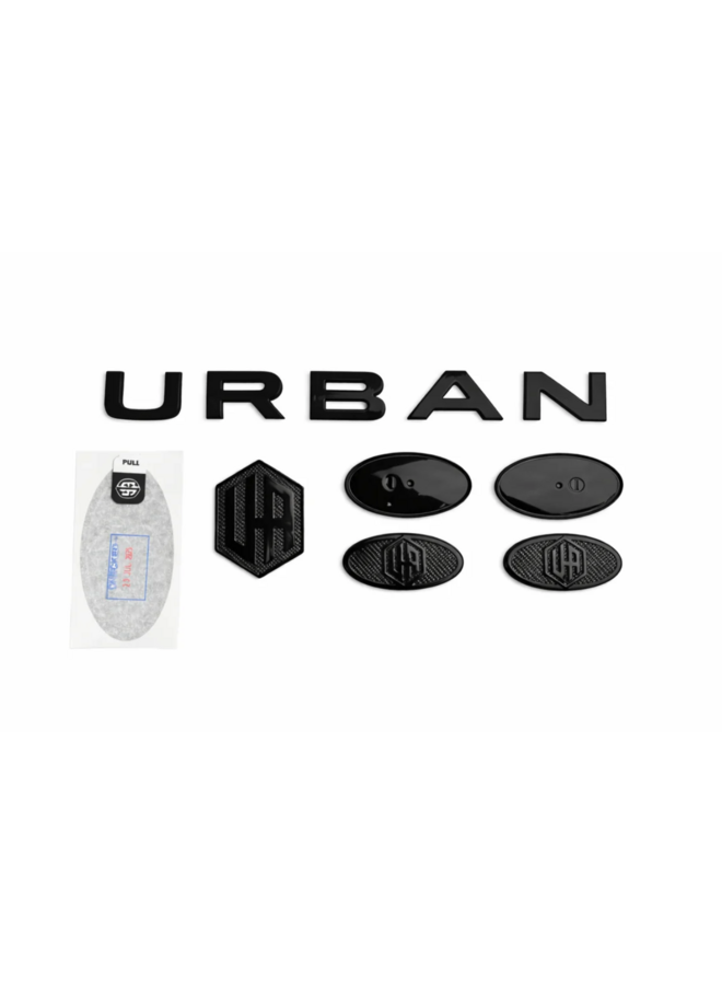Set di logo e scritte per Land Rover Defender 90/110 Urban