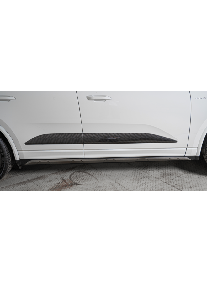 Conjunto de painéis laterais em fibra de carbono para Porsche Macan EV | Macan Elétrico