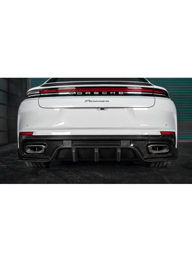 Diffusore in carbonio per Porsche Panamera 976