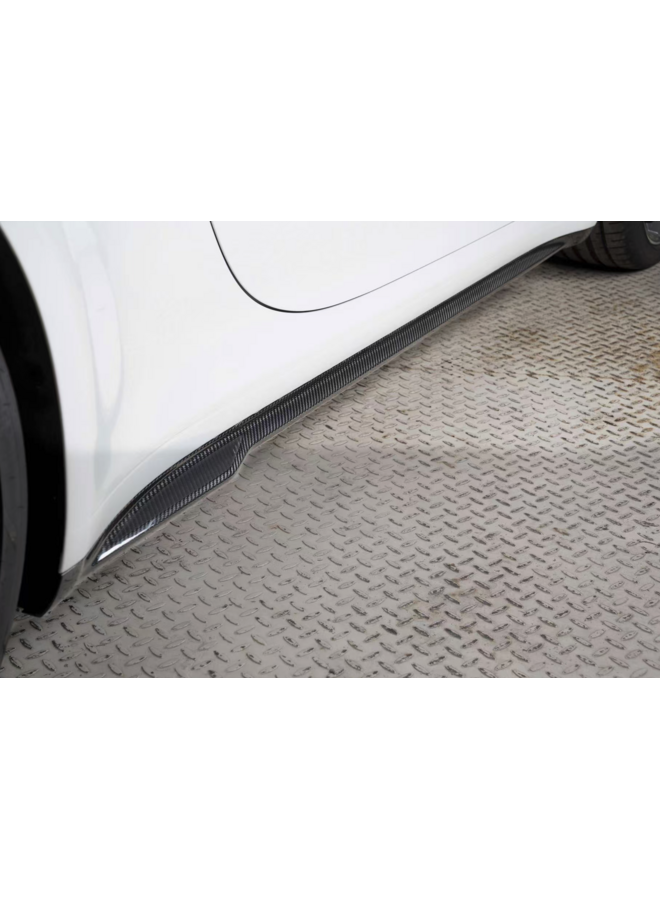 Dit betreft een set Porsche 992 Turbo / Turbo S Carbon Sideskirts | 992.1 & 992.2