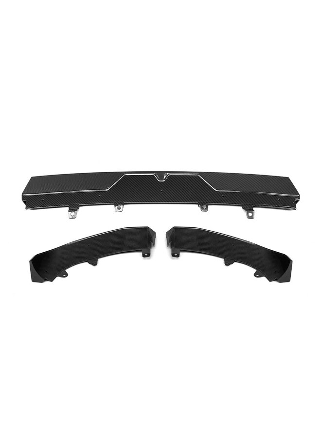 BMW X7 G07 LCI splitter dianteiro em carbono SooQoo - Carbono brilhante