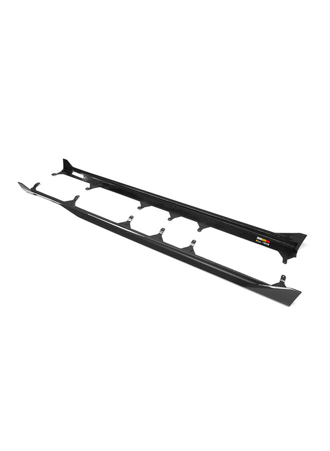 BMW X7 G07 carbon side skirts SooQoo - Gloss carbon