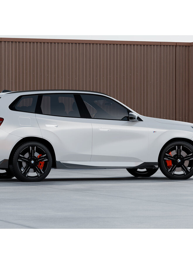 BMW X3 G45 saias laterais em carbono - SooQoo - Carbono brilhante