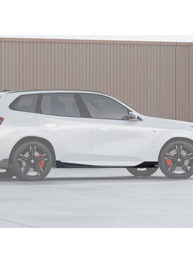 BMW X3 G45 carbon side skirts - SooQoo - Gloss carbon