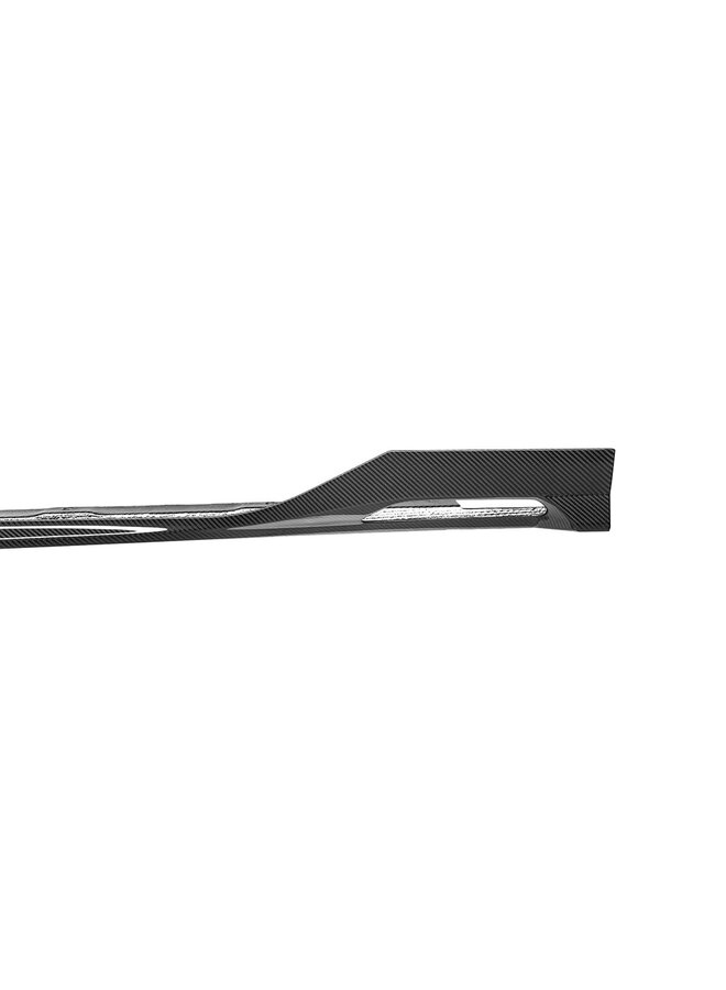 BMW X3 G45 carbon side skirts - SooQoo - Gloss carbon