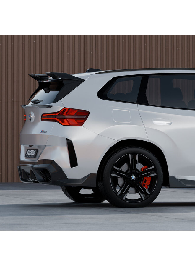 BMW X3 G45 Carbon Heckscheibenfinnen - SooQoo - Hochglanz Carbon