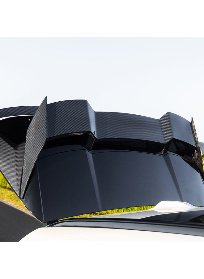 BMW X3 G45 carbon roof spoiler - SooQoo - Gloss carbon