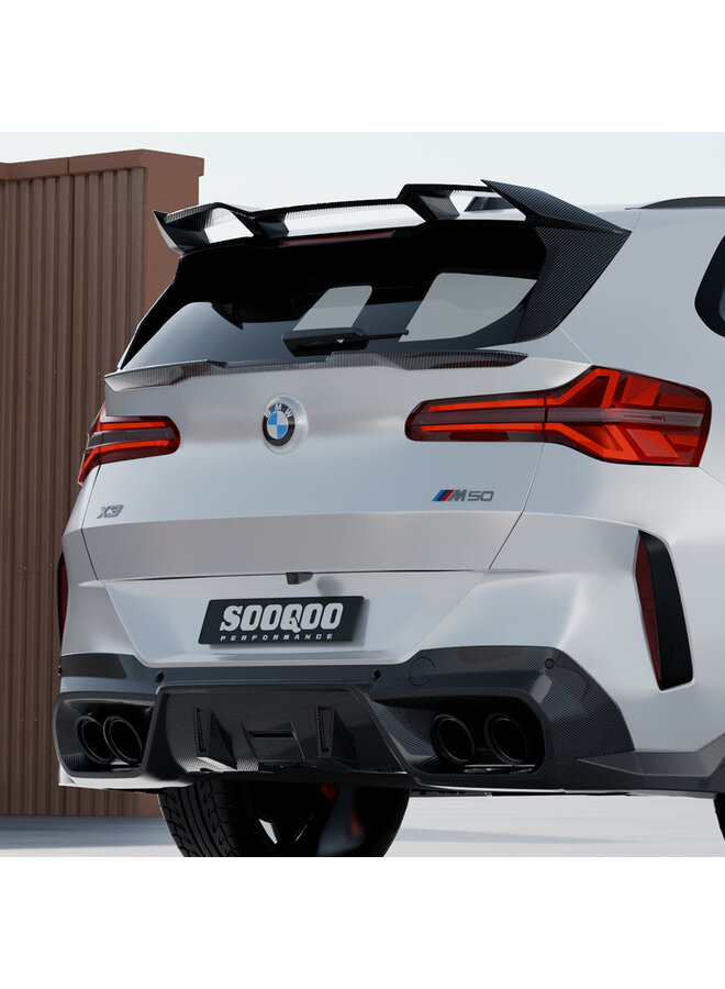 BMW X3 G45 spoiler tetto in carbonio - SooQoo - Carbonio lucido