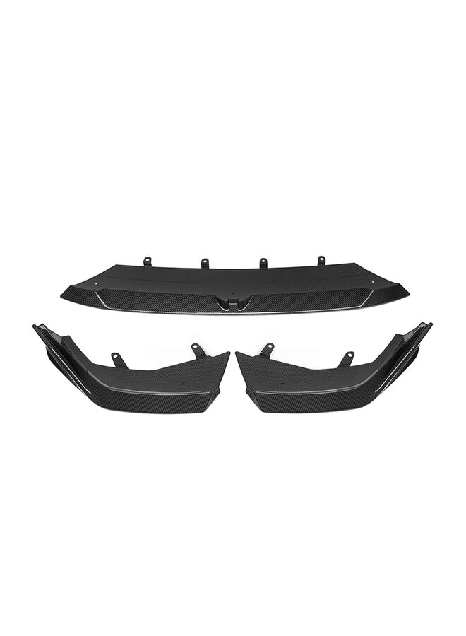 BMW Serie 2 F74 labbro anteriore in carbonio - SooQoo - Carbonio lucido