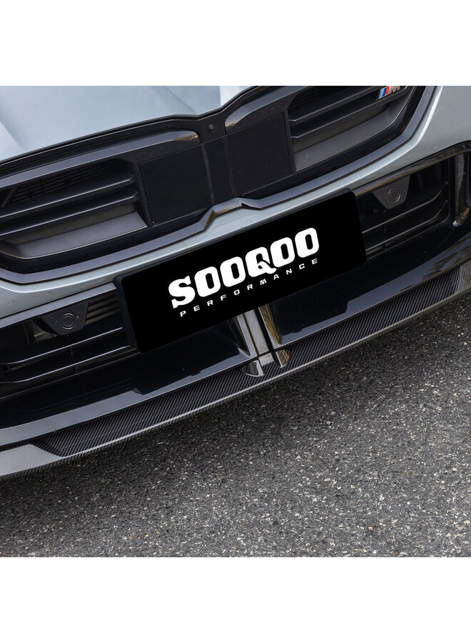 BMW 2 Serie F74 carbon voorlip - SooQoo - Hoogglans carbon