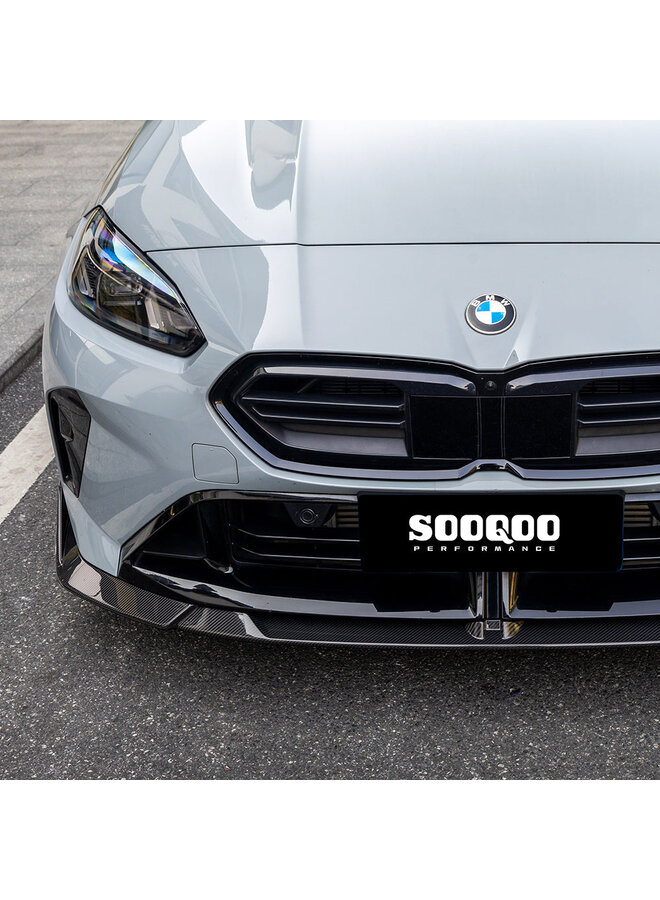 BMW Serie 2 F74 labio delantero de carbono - SooQoo - Carbono brillante