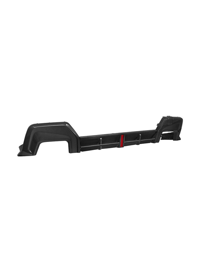 BMW Serie 2 F74 diffusore carbonio con luce stop
