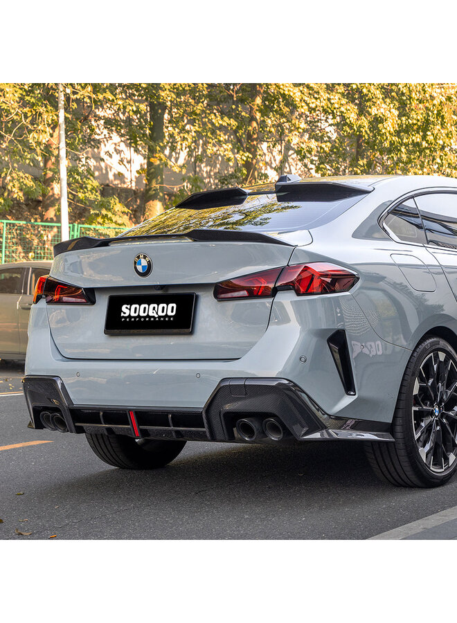 BMW 2 Serie F74 carbon diffuser met remlicht - SooQoo - Hoogglans carbon