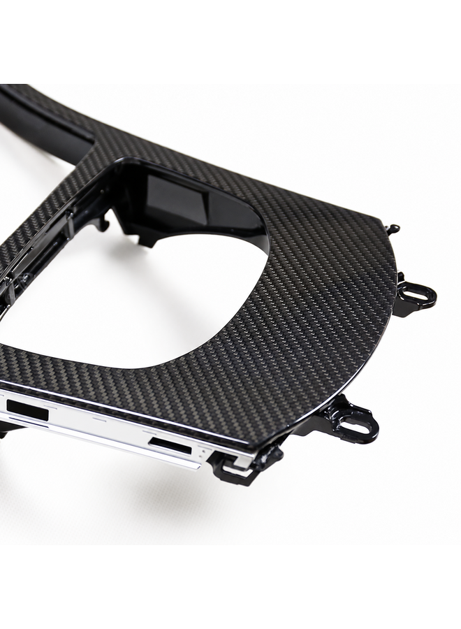 Mercedes W205 carbon middenconsole – C-Klasse LCI, C43 en C63