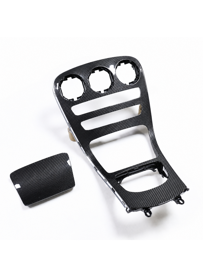 Mercedes W205 carbon middenconsole – C-Klasse LCI, C43 en C63