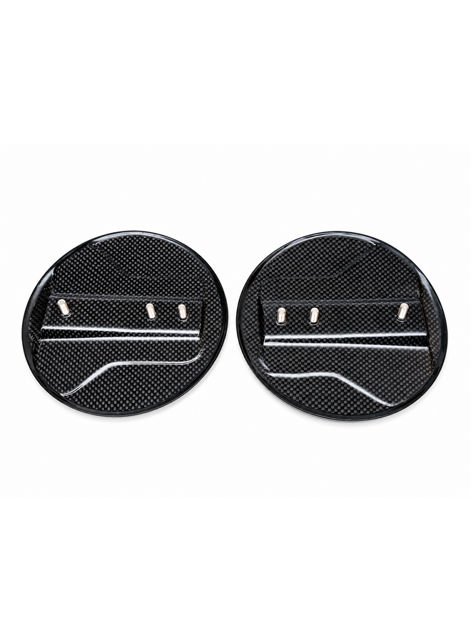 Ferrari 296 GTB carbon tank- en laadkleppen set | Sforza prepreg carbon