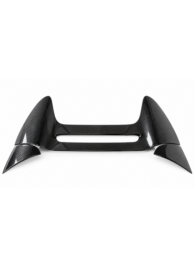 Ferrari 296 GTS Carbon Rear Tonneau Cosmetic Panel | Sforza prepreg carbon