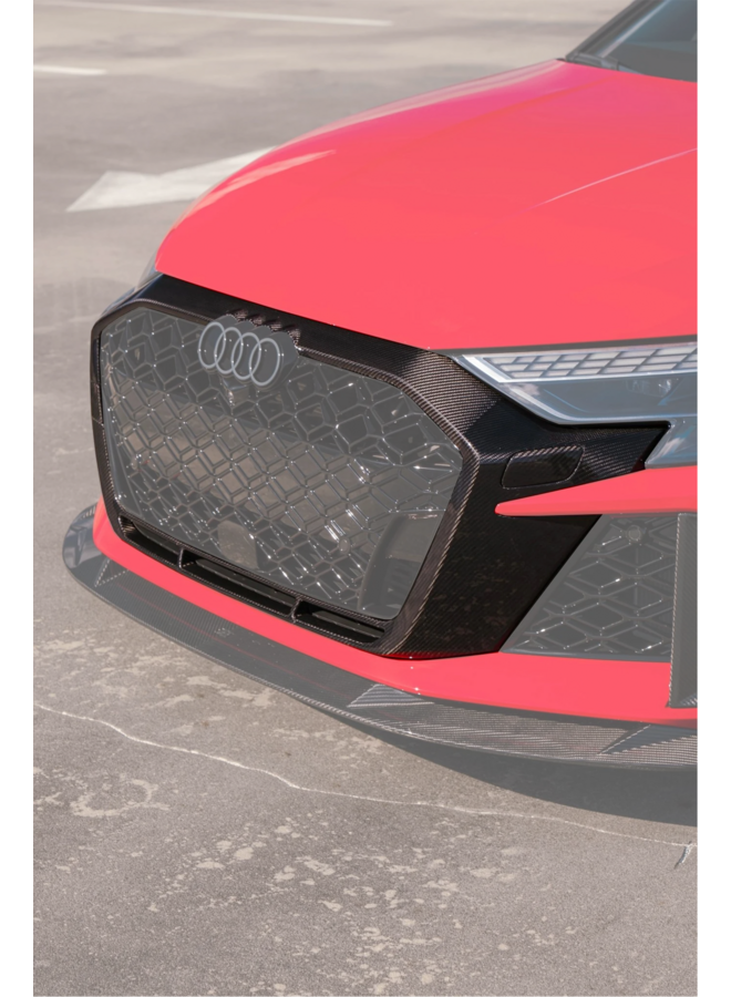Audi RS3 8Y restylée (2025+) entourage de calandre carbone
