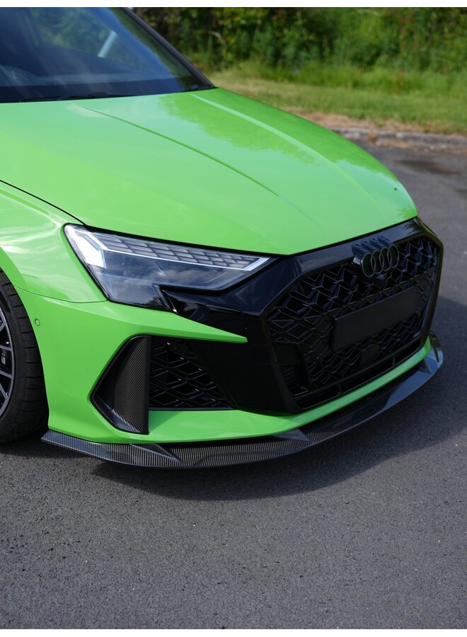 Audi RS3 8Y Facelift (2025+) carbon voorlip splitter AP Design